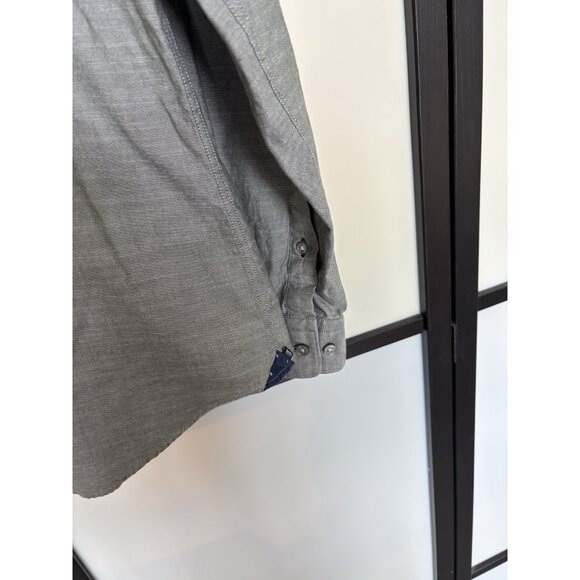 Hugo Boss Men's Shirt Size Large LARGE REGULAR  FIT Gray Stretch Preppy Business - Picture 8 of 13